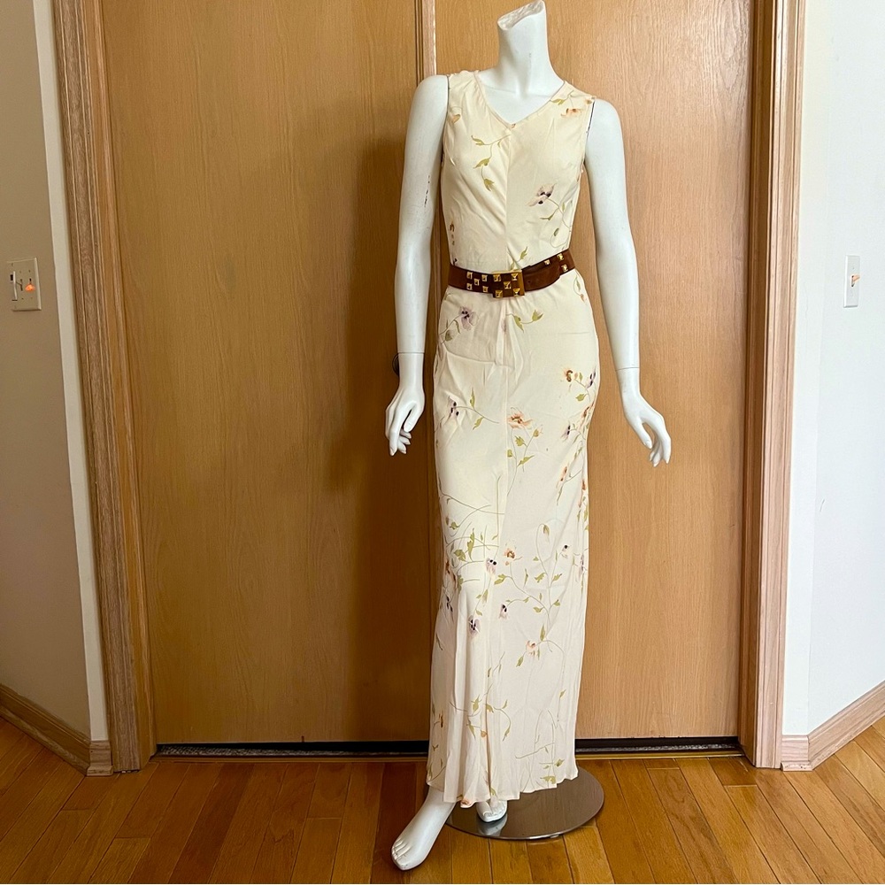 Bias Cut Vintage NC LOVE Maxi Dress